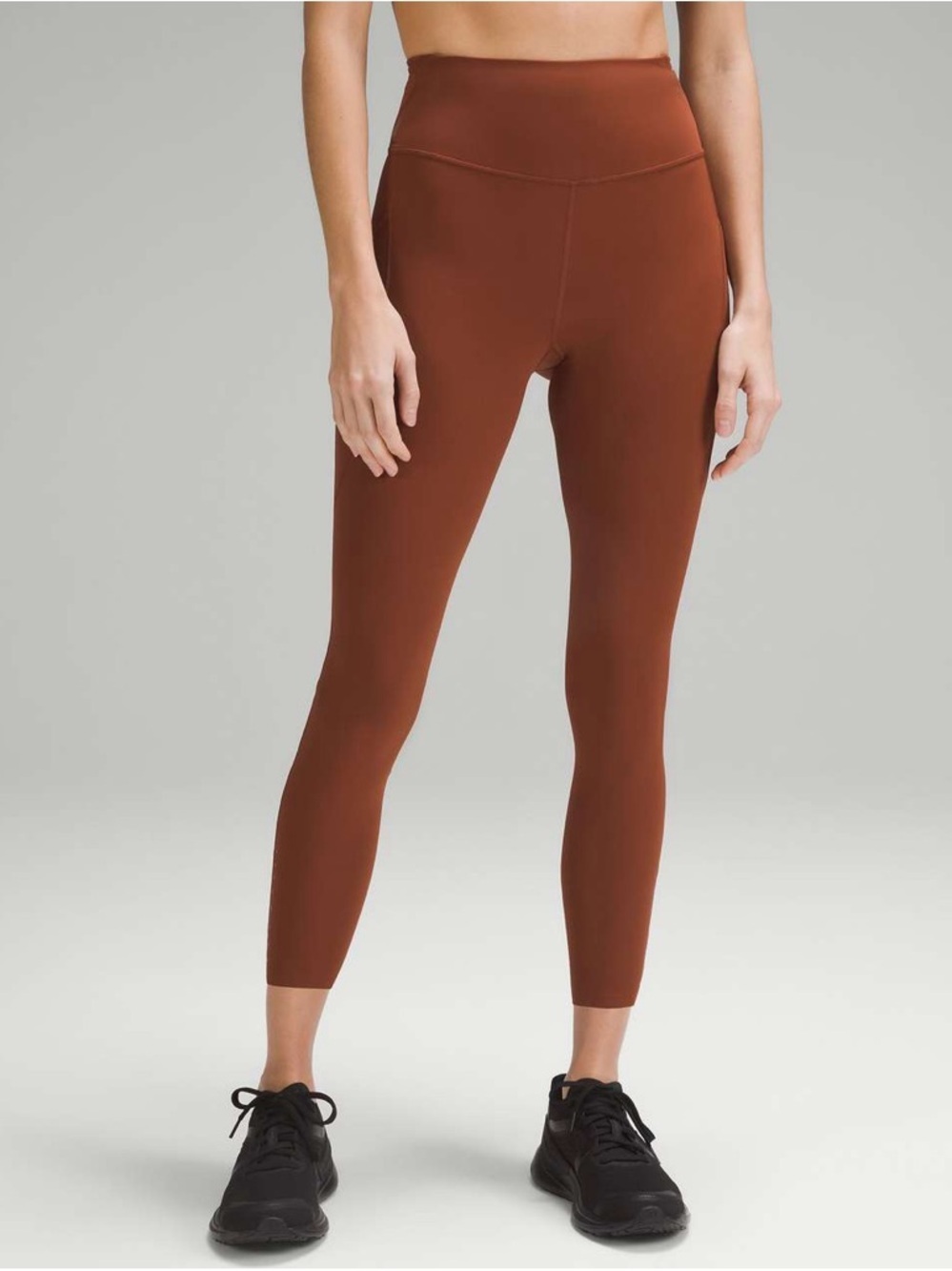 Lululemon Fast & Free High Rise Tights Atheltic Leggings Dark Terracotta 14 NWT